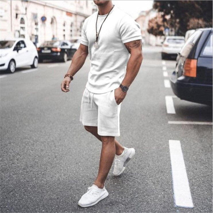 Stilvolles Herren-Shorts und T-Shirt Set - Max